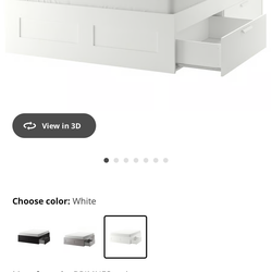 Ikea Brimnes Storage Bed