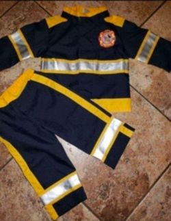 Fireman Costume Size 12-18mos
