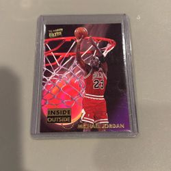 1993-94 Fleer Ultra - Inside Outside Michael Jordan #4