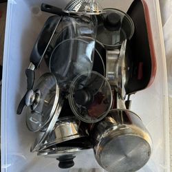 PRICE IN LISTING . Boxes Of Dishware/ Utensils  , Small Appliances 