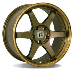 18X8.5 TRAKLITE DRIVE BRONZE / MACHINE BRONZE LIP Wheels
