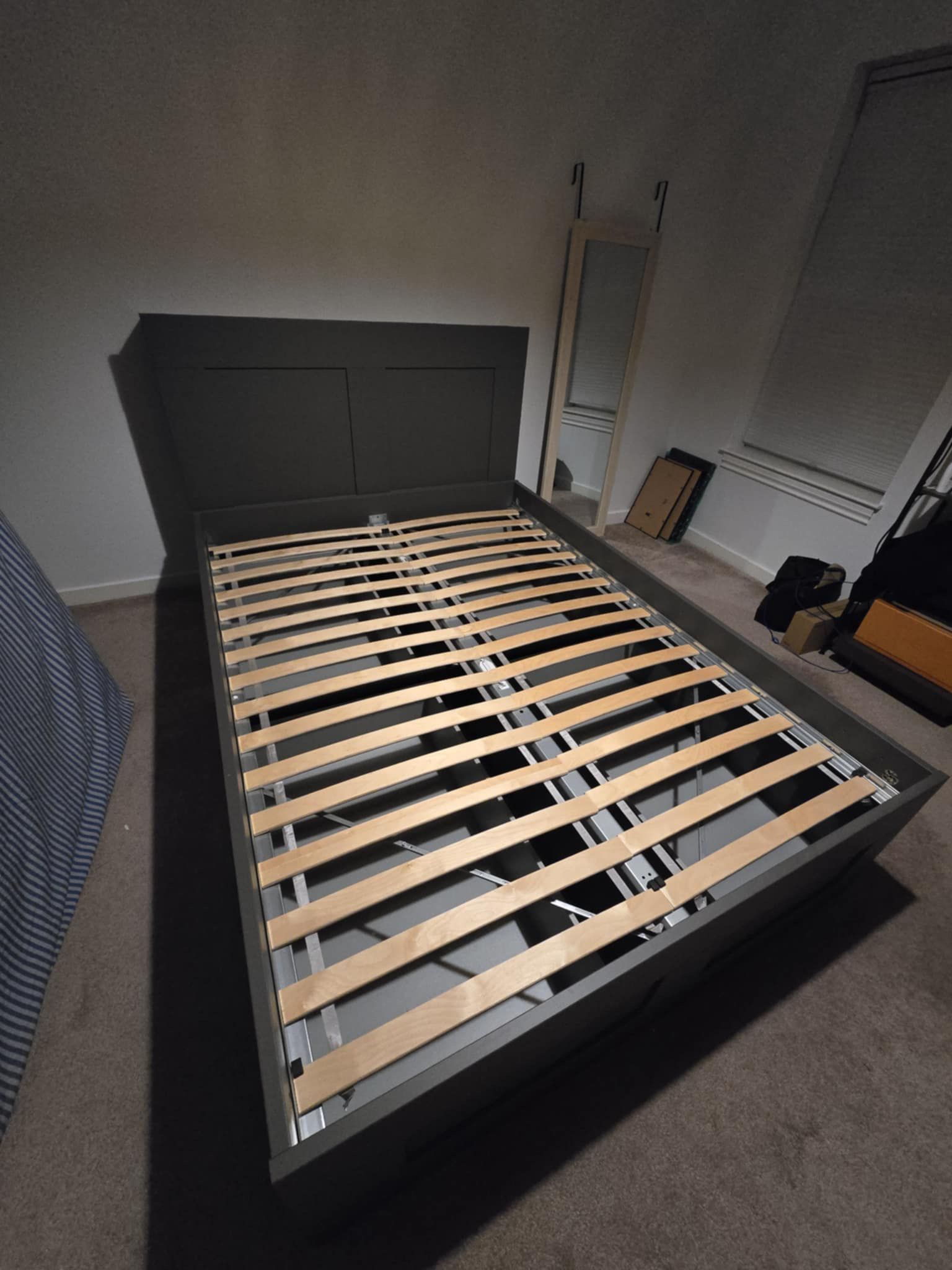 Full Bed Frame With Drawers And Headboard