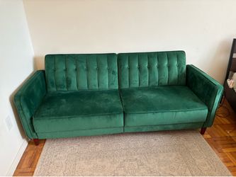 Wayfair Velvet Green Couch