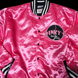 Headgear Classics Pinky's Records Men's 5XL Satin Jacket