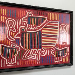 Vintage Panamanian Mola Artwork
