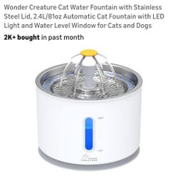 Wonder Creature Pet Water Fountain 