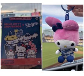 My Melody Hello Kitty and Friends Dodgers Plush