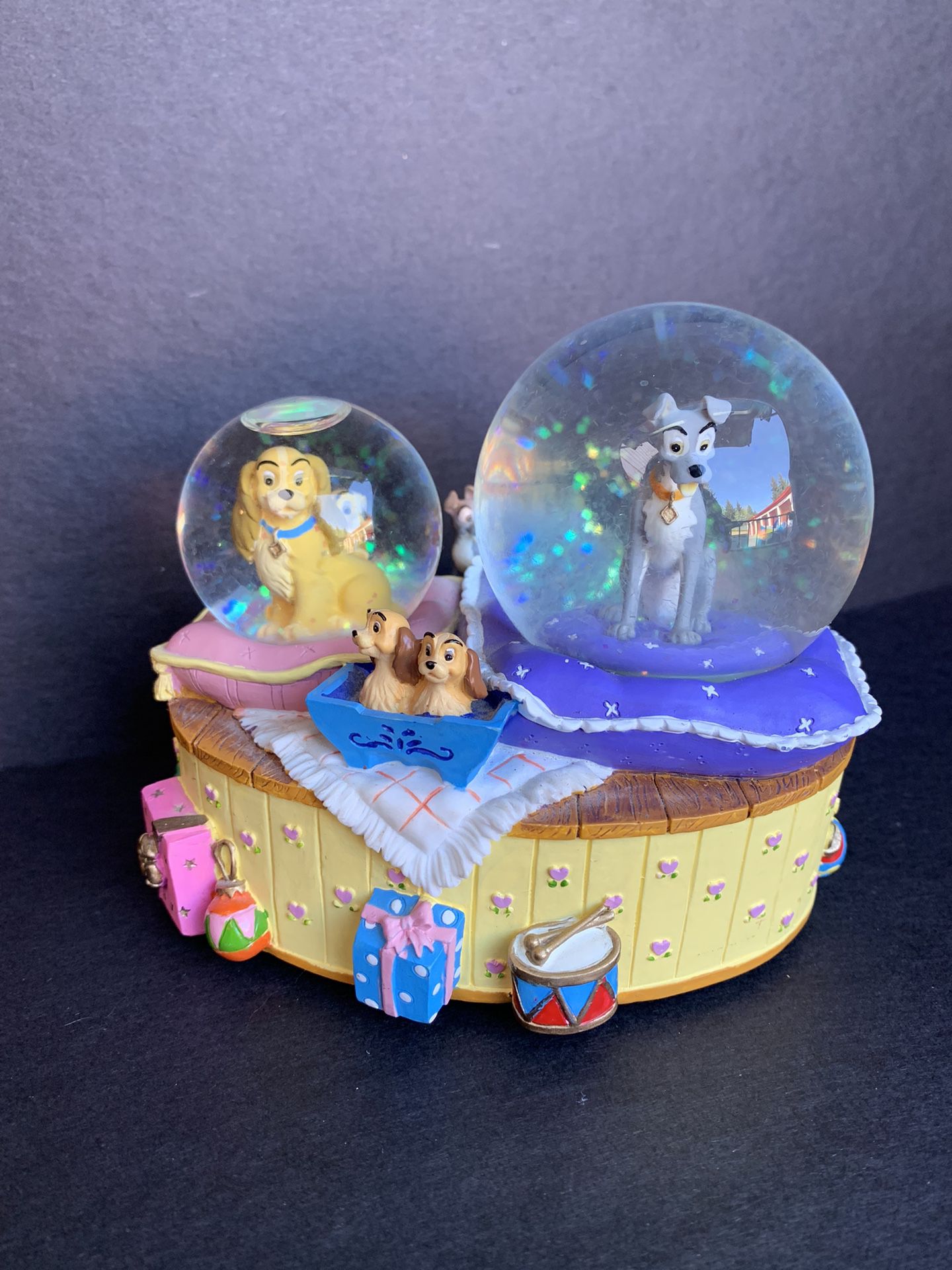 Vintage “Lady And The Tramp” Music Box