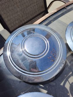Rally wheel chrome center caps, American Racing