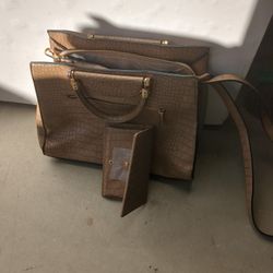 Brand New Purse With Wallet