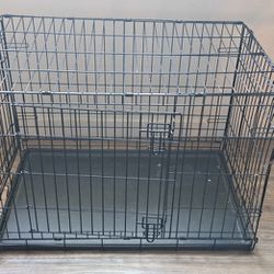 Collapsible Two Door Wire Dog Kennel 36x22x24