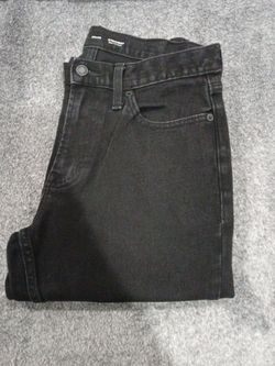Black straight pants