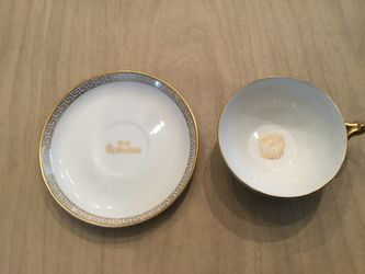 CM&StP Railroad The Olympian Guerin Limoges Tea Cup & Saucer 6 Of Each