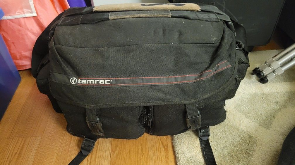 Photography Equipment (Lot) In Tamrac Camera Bag
