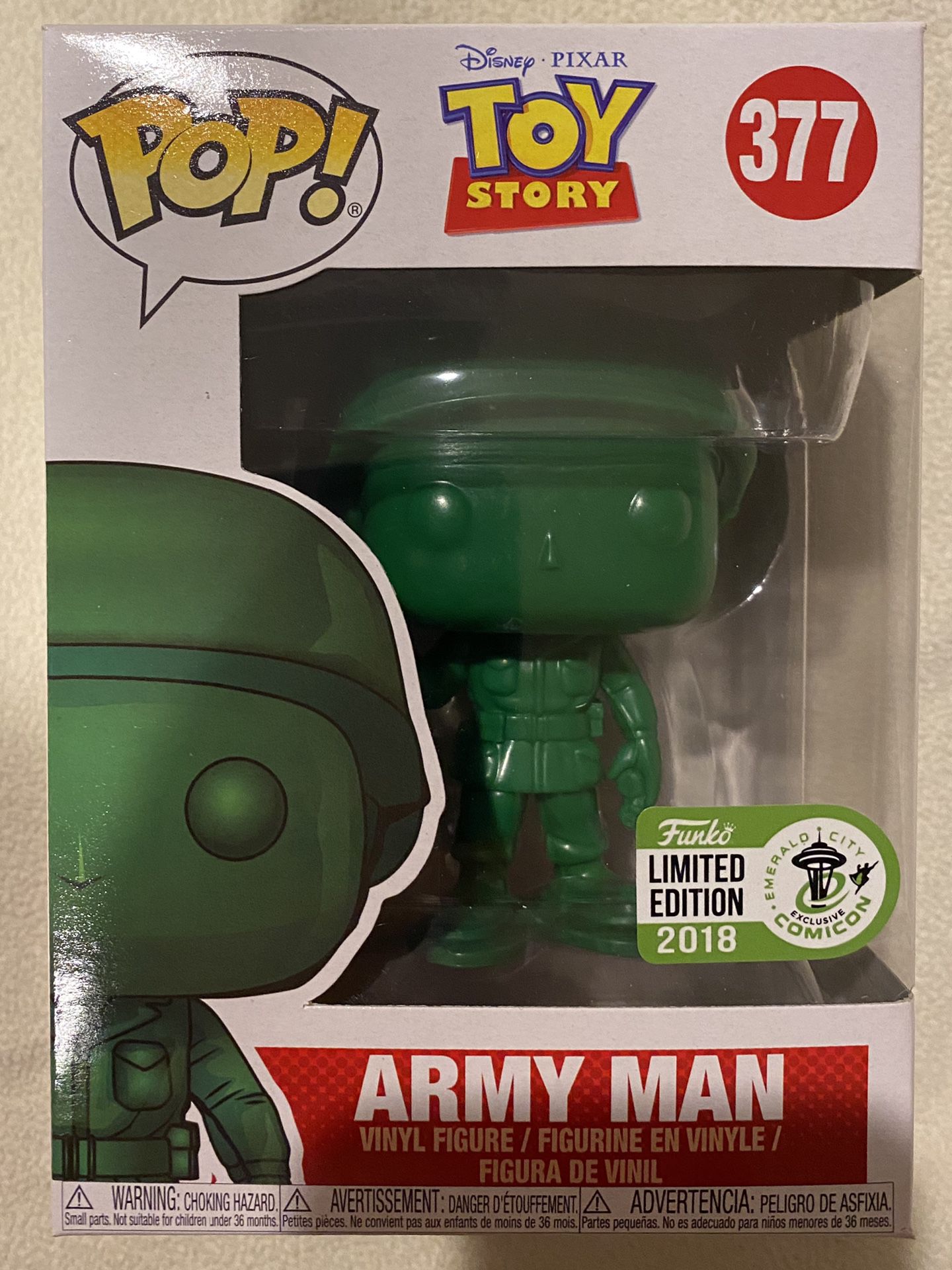 Funko POP Disney! Toy Story Army Man ECCC Exclusive