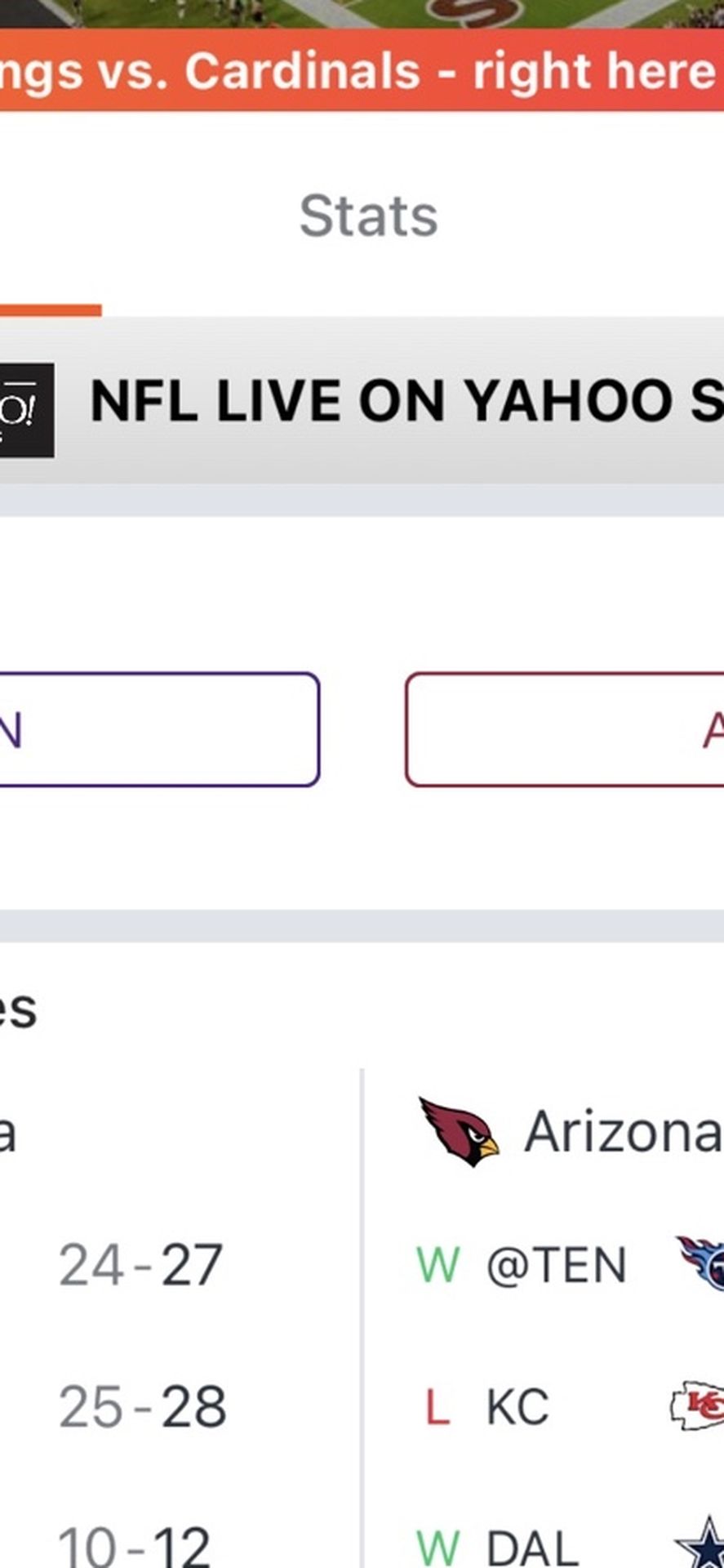 2Lower level Cardinals Vs Vikings Sept 19 And A Parking Pass