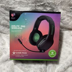 PDP AIRLITE Pro Wireless Headset: Black For Xbox Series X|S, Xbox One, and Windows 10/11 PC