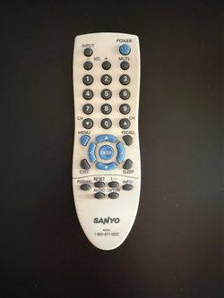 Sanyo GXCA  remote control for TV OEM