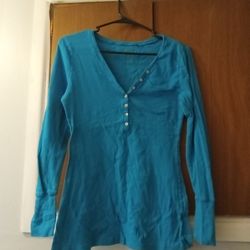 Blue Long Sleeve Shirt