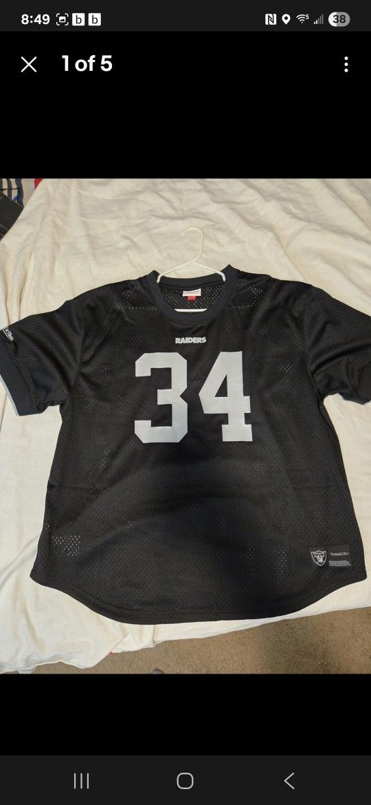 Raiders Bo Jackson #34 Jersey 3xl
