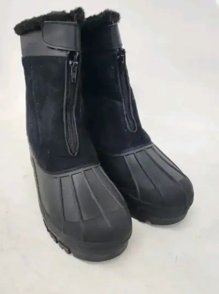 POLAR Mens Muck Nylon Strap Lace Up Duck Snow Winter Flat Rain Outdoor Boots..... CHECK OUT MY PAGE FOR MORE ITEMS
