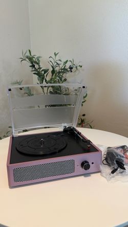 Pink - Like New Vinyl Record Player