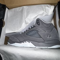 Jordan 5 Wolf Grey Size 3Y