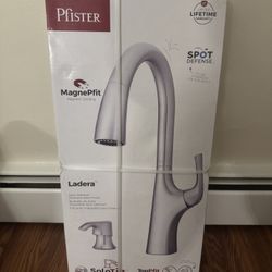 Pfister Ladera Single-Handle Pull Down Sprayer Kitchen Faucet Stainless Steel