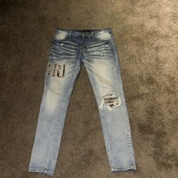 Amiri Camouflage Indigo 