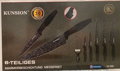 $300 KUNSION Knife set of 6