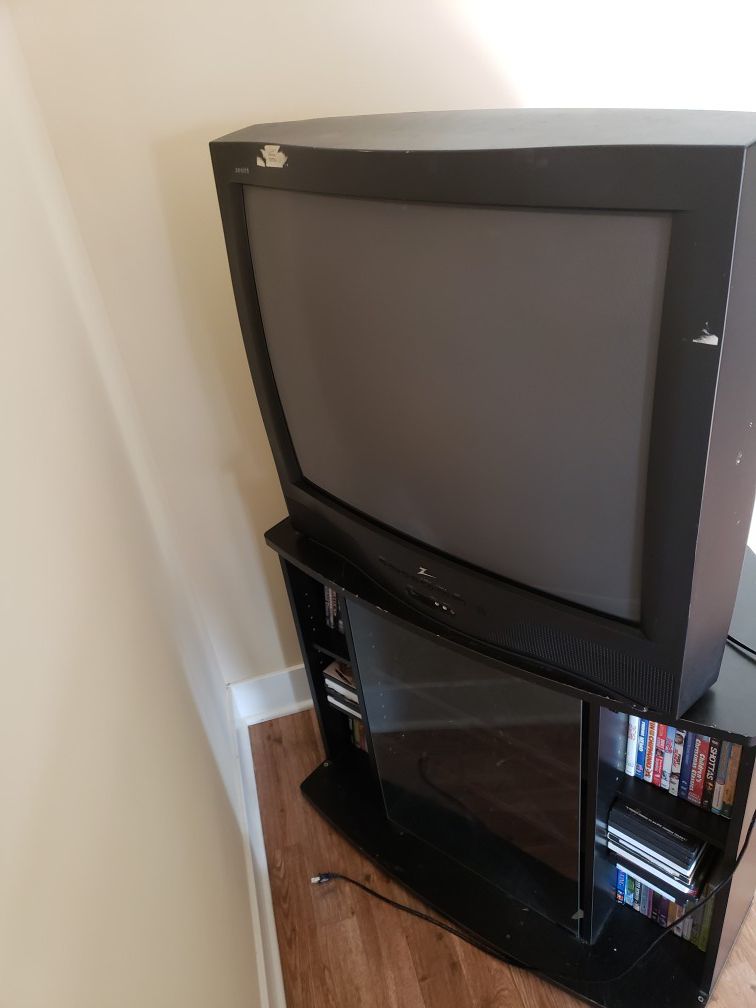 TV an Stand!! Doors come with