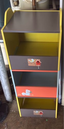 labebe - cubbies Storage Bins, Toy Wooden Storage Cubes Box, Kid Toy Organizer and Storage for 1-5 Years Old, 3 Toy Stacking Bins