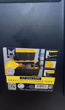 Member's Mark 27 Gallon Heavy Duty Storage Tote