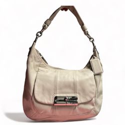 COACH White Leather Shoulder Bag L1026-16808 Purse