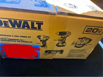 DEWALT 20V MAX Brushless 5-Tool Combo Kit