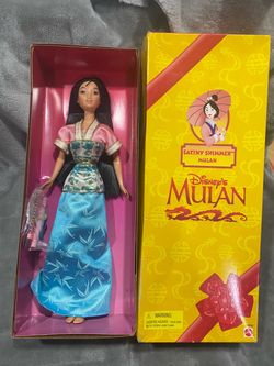 Disney's Mulan Satiny Shimmer Barbie Doll 1998 Vintage NRFB
