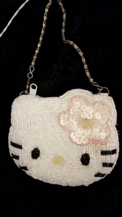 Hello Kitty Vintage Beaded Bag