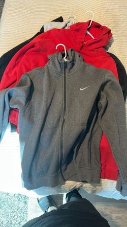Nike crew zip up hoodie