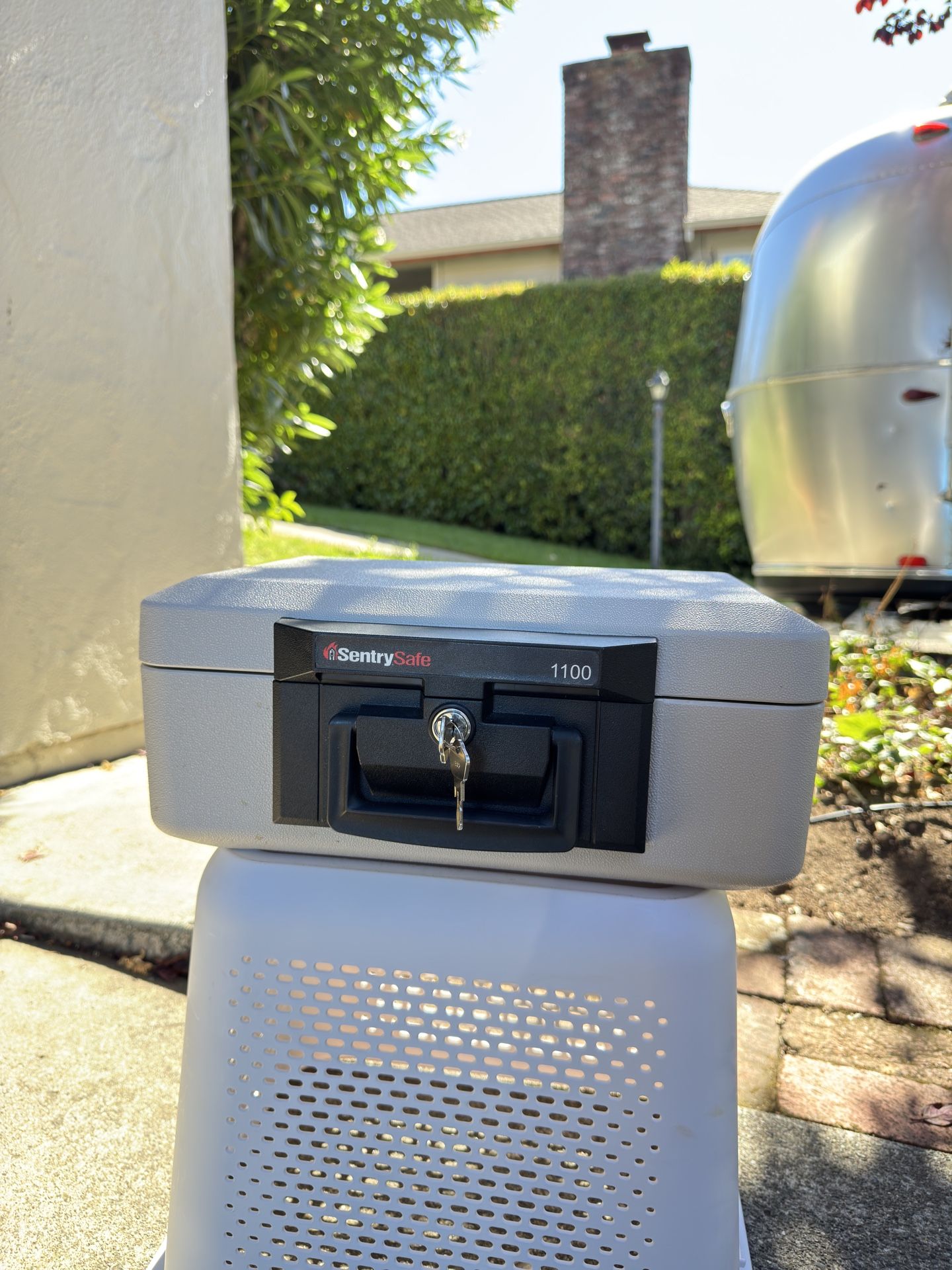 SentrySafe 1100 Fireproof Lock Box with Key