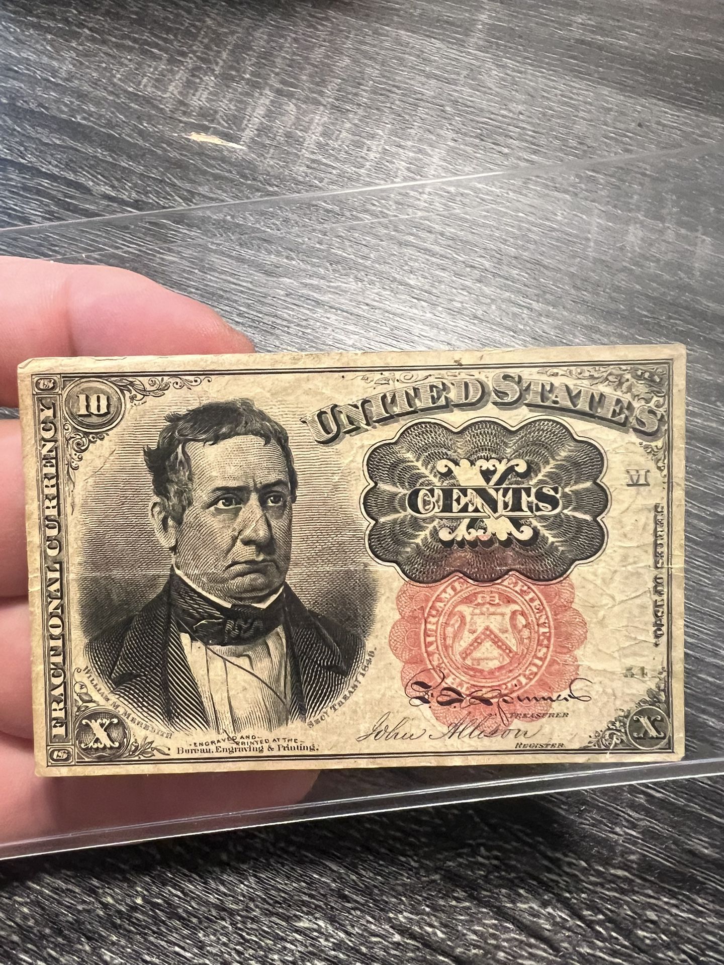 Series 1874 Fractional Currency 10 Cents