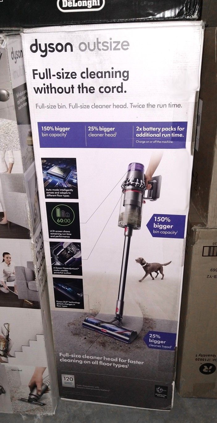 3 x NEW SEALED DYSON OUTSIZE PLATINUM CORDLESS  VACUUM > 2HR BATTERY > >( 3 x DYSON @ $599 EACH )_( 2 x DYSON @ $649 EACH )_( 1 x DYSON @ $699 EACH ) 