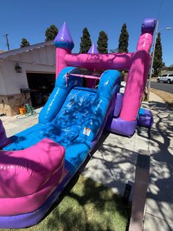 Pink combo water🎉slide