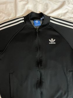 Adidas originals authentic superstar track jacket in on sale black