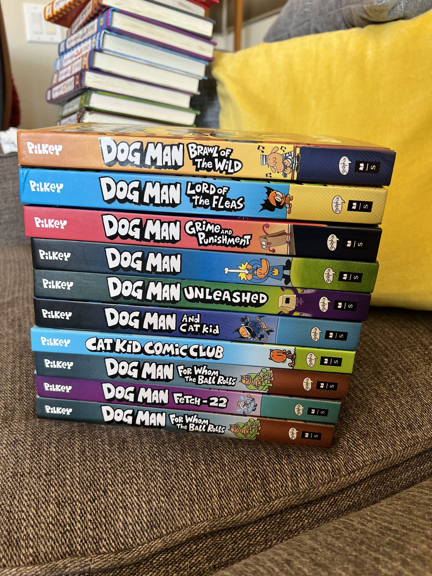 10 Dog Man Books 
