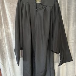 Black Robe Halloween Graduation Gown Type 