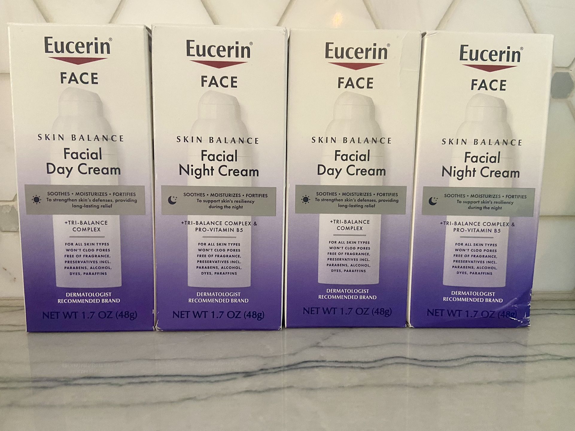 Eucerin Skin Balance Day Or Night Cream, Sensitive Skin Face Moisturizer