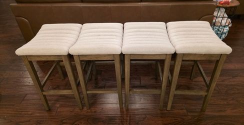 4 barstools, approximately 26" tall