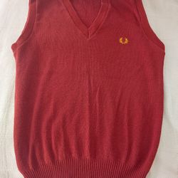 Men's Fred Perry V-neck Vest. 1996