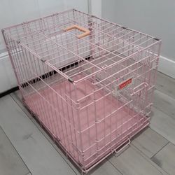 Pets Crate Small Size Two Doors  24 L X 17 X 19 H Inches 