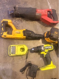 Dewalt tools used